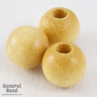 11mm Natural Round Wood Bead-General Bead