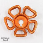 18mm Copper Five Petal Flower Filigree-General Bead