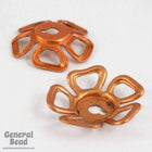 18mm Copper Five Petal Flower Filigree-General Bead