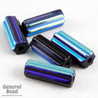 10mm Jet AB Tube (25 Pcs) #5043-General Bead