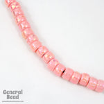 9mm Light Pink AB Pony Plastic Craft Bead-General Bead