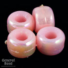9mm Light Pink AB Pony Plastic Craft Bead-General Bead