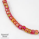 9mm Red AB Pony Plastic Craft Bead-General Bead