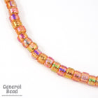 9mm Transparent Topaz AB Pony Plastic Craft Bead-General Bead