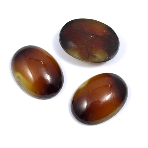 13mm x 18mm Brown Marbled #506-General Bead