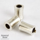 5mm x 8mm Silver Tone Pewter Tube Bead-General Bead