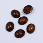 8mm x 10mm Brown Oval #508-General Bead