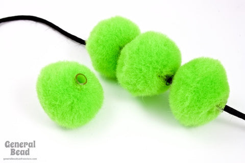 25mm Light Green Pom Pom Bead (4 Pcs) #5273