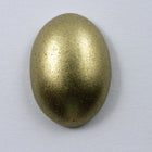 18mm Matte Gold Oval Cabochon (2 Pcs) #530-General Bead