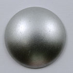 23mm Round Matte Silver #532-General Bead