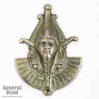 35mm Antique Silver Pharaoh Stamping (4 Pcs) #5430-General Bead