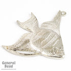 30mm Silver Angelfish Charm #5447-General Bead
