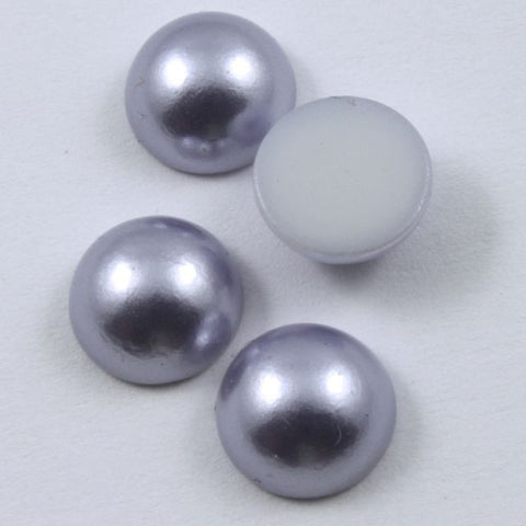 8mm Lavender Round Cabochon (6 Pcs) #544-General Bead