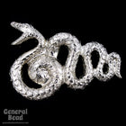 32mm Silver Serpentine Snake (2 Pcs) #5453-General Bead