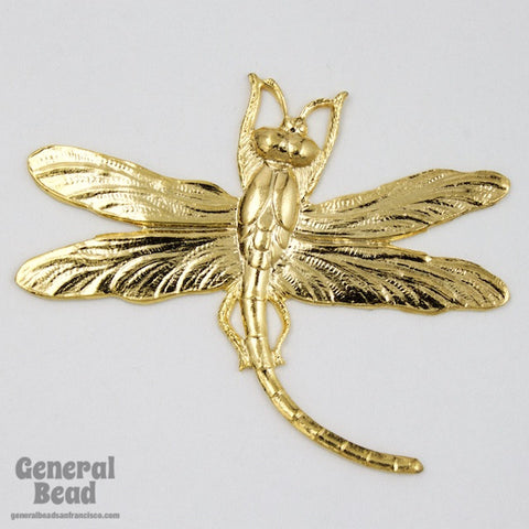 45mm Gold Dragonfly #5467-General Bead