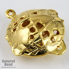 20mm Gold Earth Charm-General Bead
