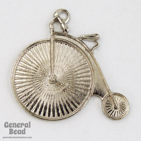 18mm Silver Penny Farthing Bicycle-General Bead