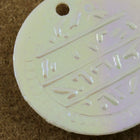 15mm Vintage Iridescent Cream Coin Sequin (100 Pcs) #552-General Bead