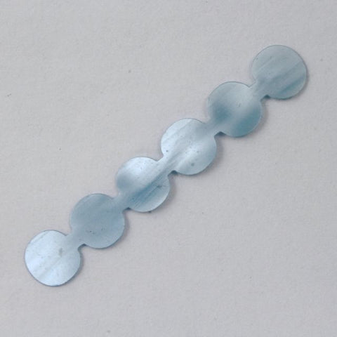 41mm Six Circles Pearly Sky Blue Sequin-General Bead