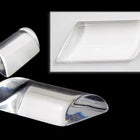 18mm x 30mm Clear Right Skewed Parallelogram Cabochon (4 Pcs) #5715A-General Bead