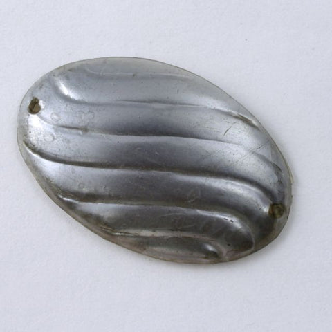 26mm Thick Silver Oval Sequin-General Bead