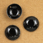 10mm Black Smooth Dome Sequin-General Bead