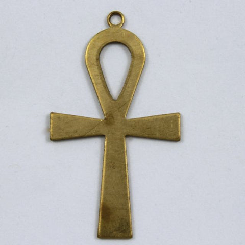 36mm Raw Brass Ankh SOLD OUT-General Bead