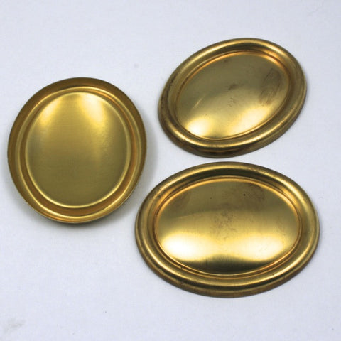 40mm x 50mm Convex Oval with Raised Edge #63-General Bead
