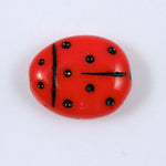 13mm x 18mm Red Ladybug Bead-General Bead