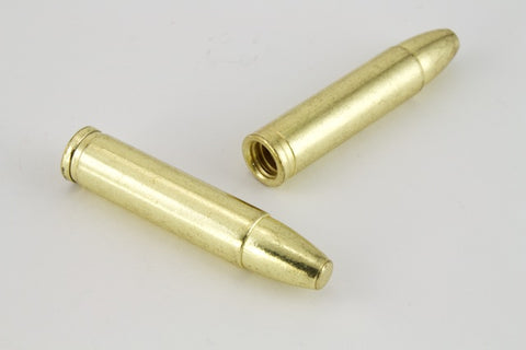 32mm Gold "Bullet" Bolo End #6471-General Bead