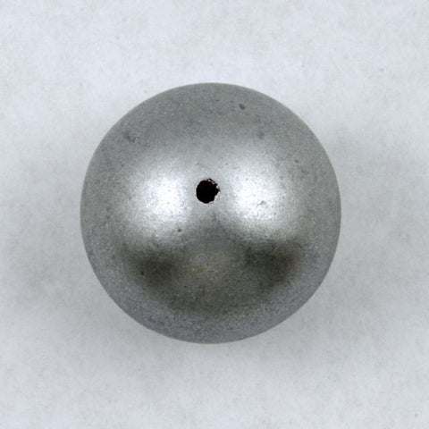 22mm Matte Silver Pearl (2 Pcs) #653-General Bead
