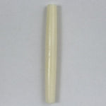 3 1/2 Inch White Bone Hair Pipe #BNH028-General Bead