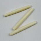 3 1/2 Inch White Bone Hair Pipe #BNH028-General Bead