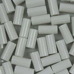 12mm Seamless White Lucite Cylinder Bead (4 Pcs) #688-General Bead