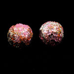 12mm Handmade Pink/Silver Bead #719-General Bead