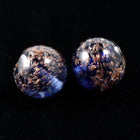 14mm Handmade Dark Blue/Gold Bead #723-General Bead