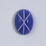 10mm x 14mmm Blue Oval Cabochon #766-General Bead