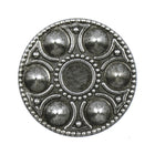 30mm Antique Silver Egg Platter #81-General Bead