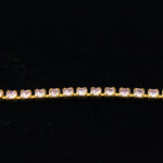 Rhinestone Chain 14pp Light Amethyst/Gold-General Bead