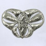 75mm Vintage Silver Butterfly Filigree #97-General Bead