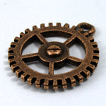 18mm Antique Copper Gear Charm-General Bead