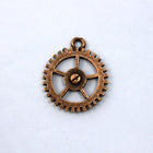 18mm Antique Copper Gear Charm-General Bead