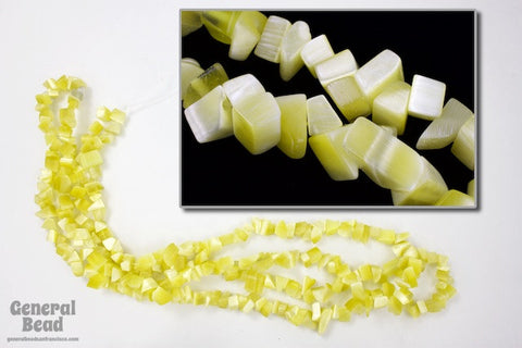 36" Light Yellow Fiber Optic Chip Strand #SP104-General Bead