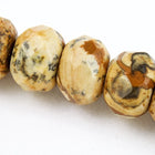 5mm x 8mm Picture Jasper Faceted Rondelle Strand #SP33-General Bead