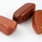 Large Top Drilled Goldstone Nugget (20 Pcs) #SP44-General Bead