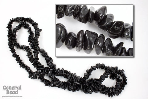 36" Blackstone Chip Strand #SP54-General Bead