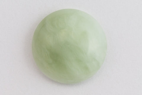 18mm Light Green Jade Cabochon #SPC103-General Bead