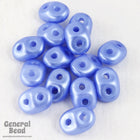 2.5mm x 5mm Light Blue Pearl Czech Super Duo Tube-General Bead