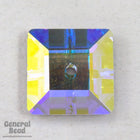Swarovski 3400 10mm Crystal AB Square Sew-On-General Bead