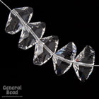 5556 11mm x 19mm Crystal Swarovski Galactic Cut Bead-General Bead